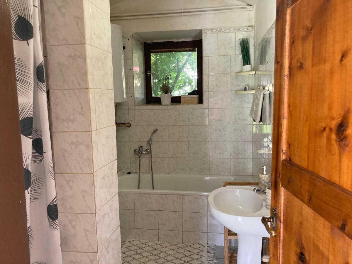 Příjemný dům se zahradou Ostresany Exterior foto